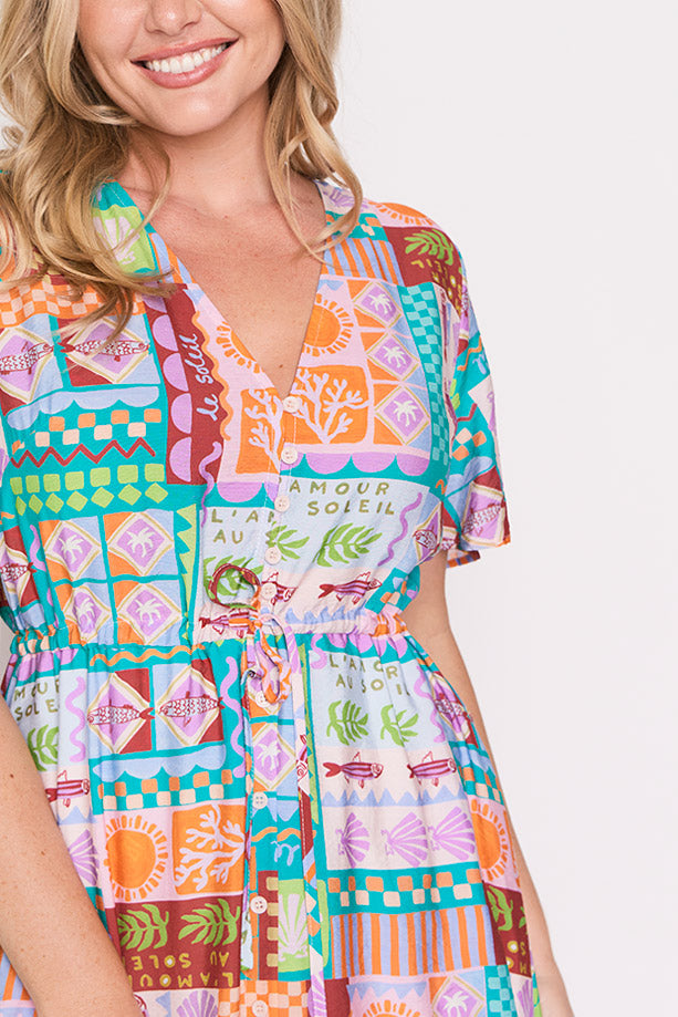 Mary Love In The Sun Dress – Love In The Sun midi dress