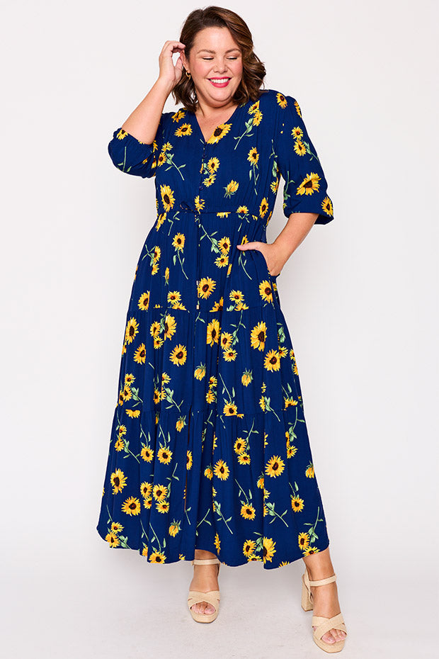 Adeline Sunflower Dress | Little Party Dress Adeline Sunflower Dress | Little Party Dress