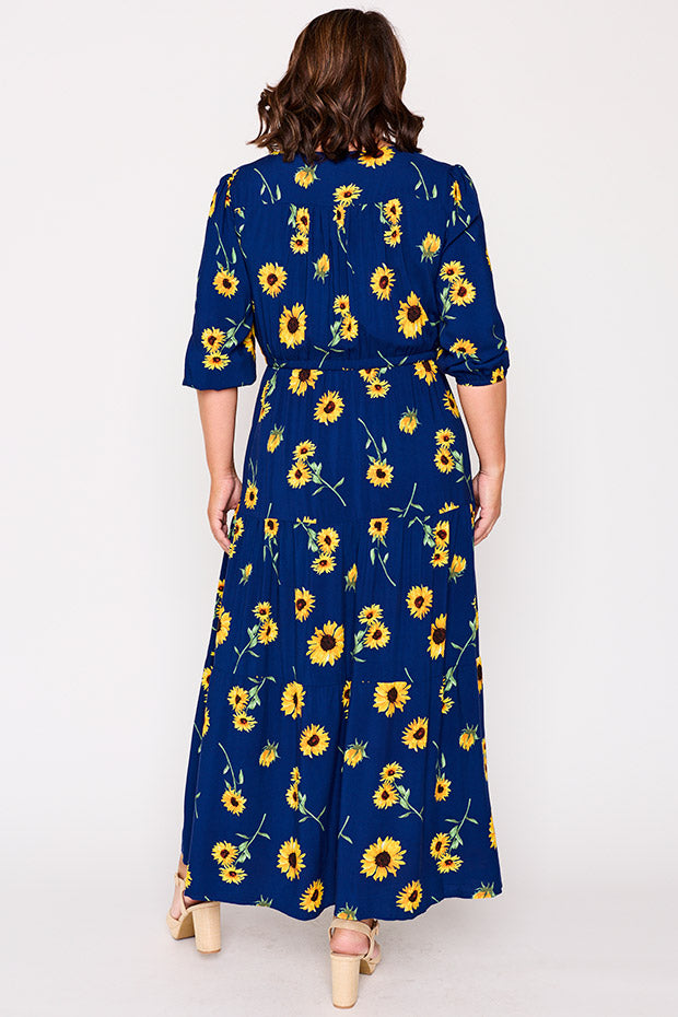 Adeline Sunflower Dress – Sunflower maxi dress