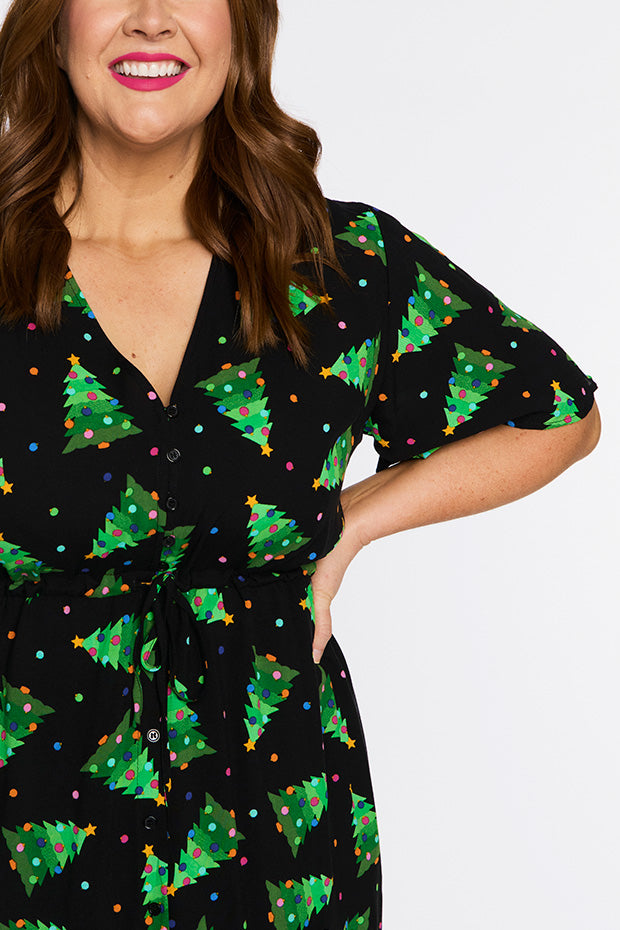 Michelle Christmas Tree Dress
