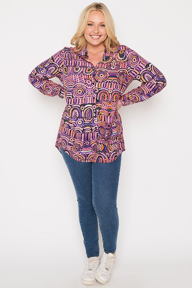 Tabetha Maramayart Shirt – Maramayart longline shirt
