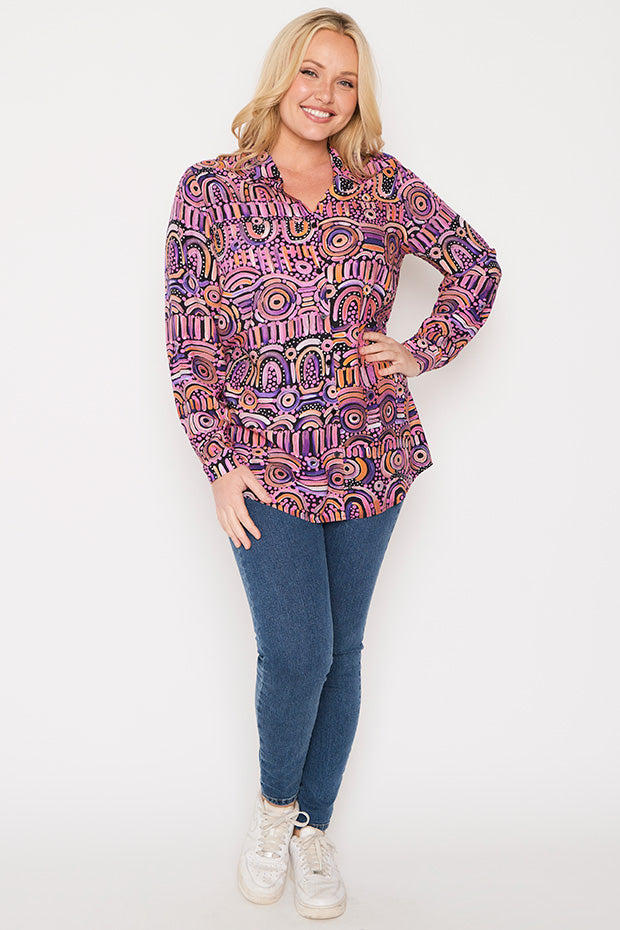 Tabetha Maramayart Shirt – Maramayart longline shirt