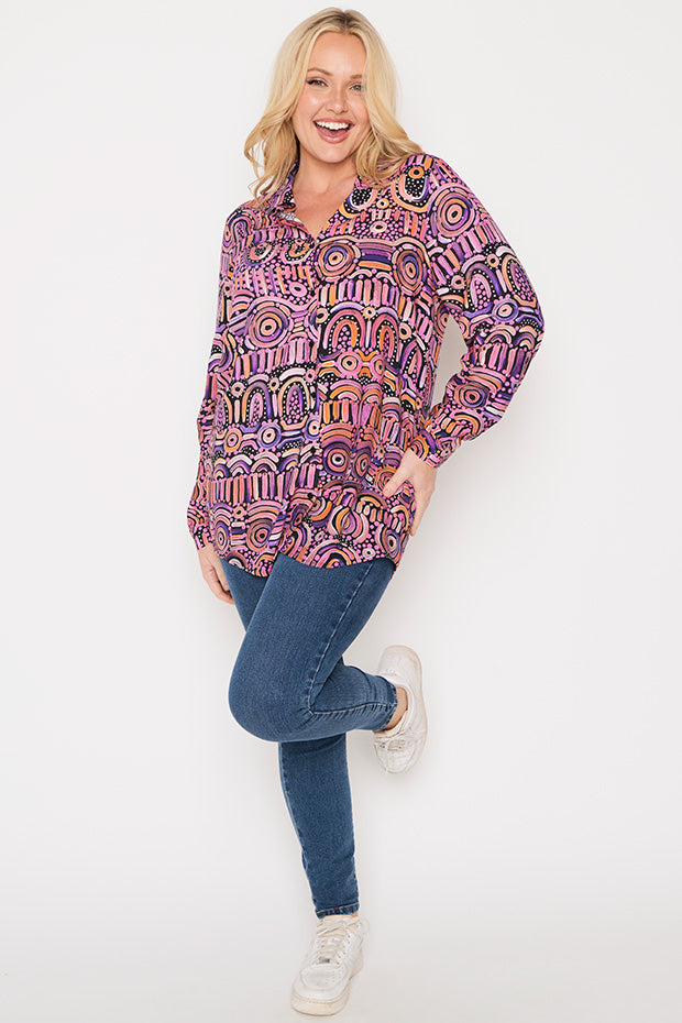 Tabetha Maramayart Shirt – Maramayart longline shirt