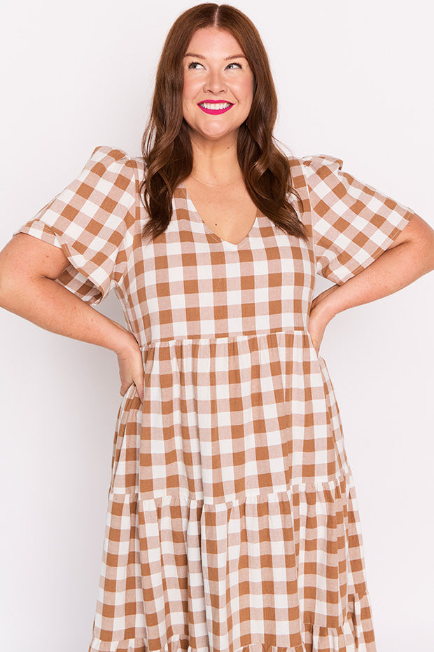 Percy Brown Gingham Dress | Little Party Dress Percy Brown Gingham Dress | Little Party Dress
