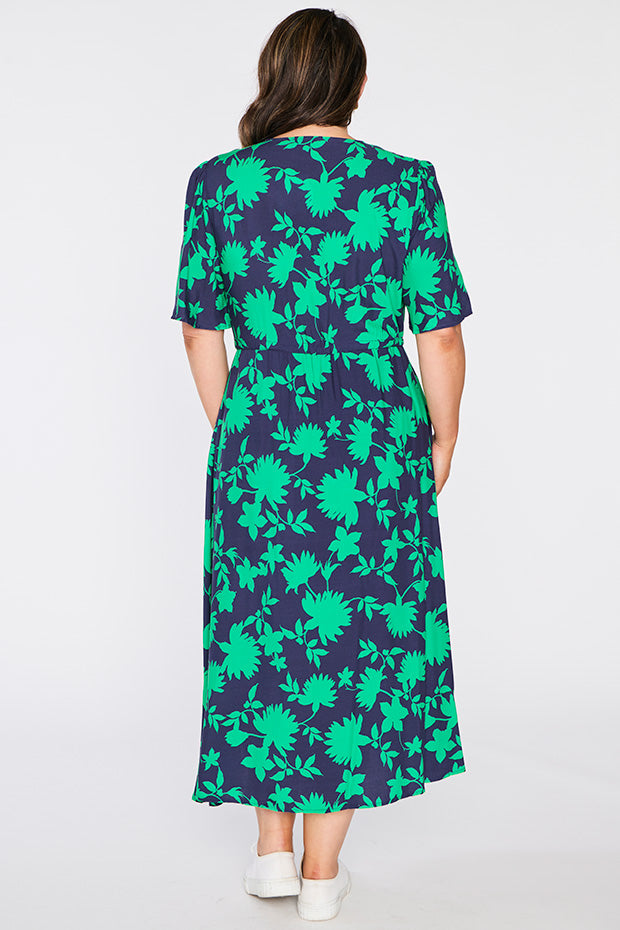 Michelle Green Ivy Dress – Green Ivy midi dress