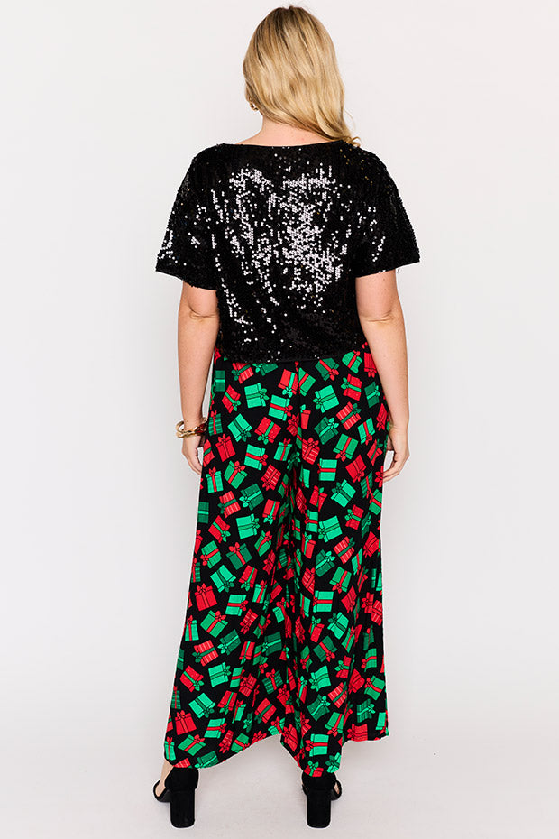 Xane Christmas Presents Pant – Christmas Presents wide leg pants