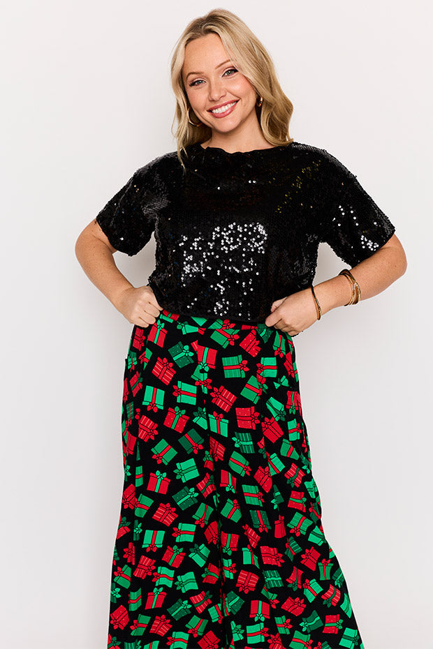 Xane Christmas Presents Pant – Christmas Presents wide leg pants