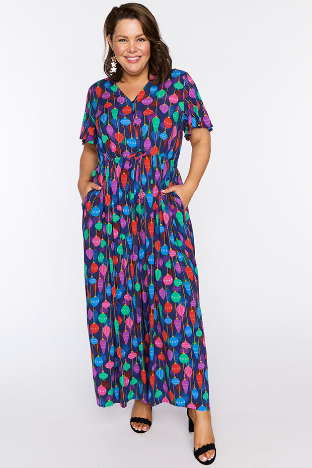 Juniper Christmas Ornaments Jumpsuit – Christmas Ornaments jumpsuit