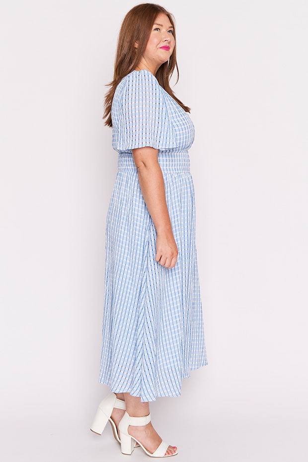 Mable Blue Dress – Blue midi dress
