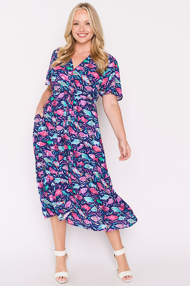 Marley Keep Swimming Dress – Keep Swimming midi dress