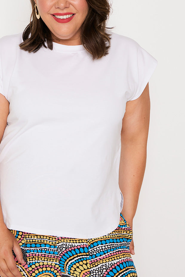 Milano White Top – White loose top