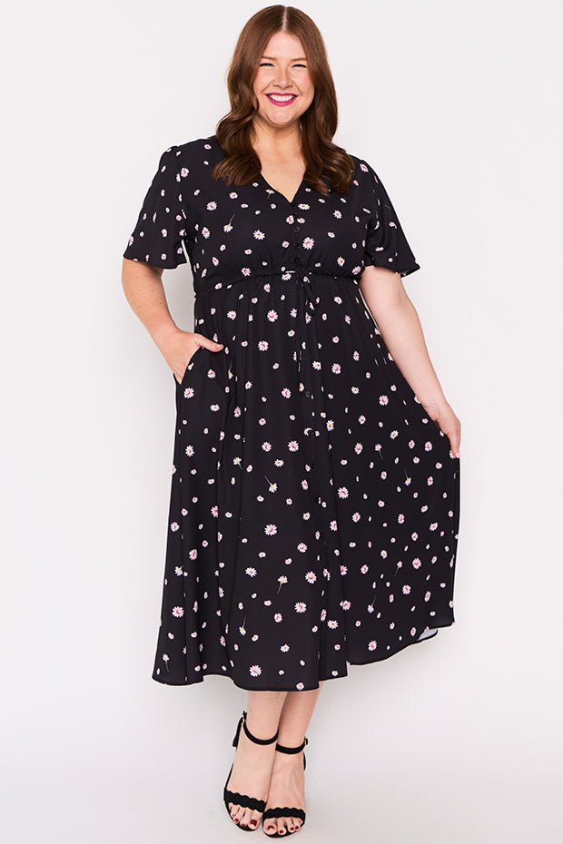 Marley Floating Daisy Dress – Floating Daisy midi dress