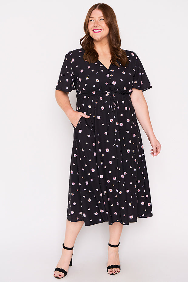 Marley Floating Daisy Dress – Floating Daisy midi dress