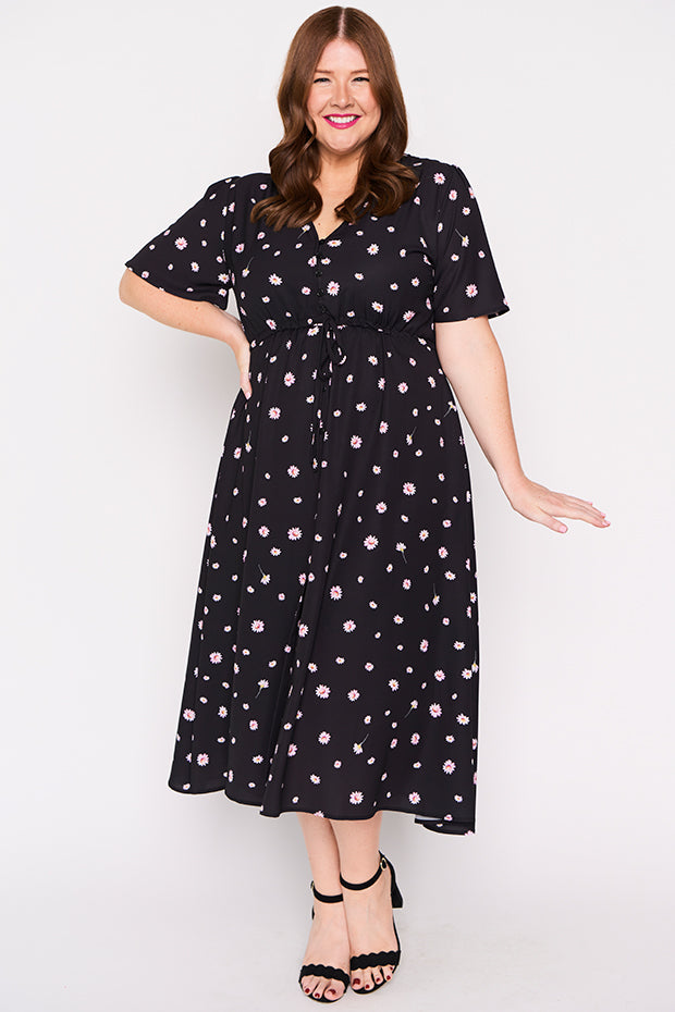 Marley Floating Daisy Dress – Floating Daisy midi dress