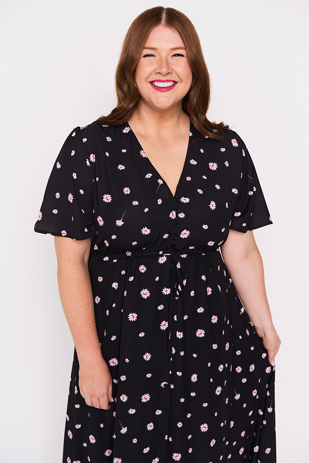 Marley Floating Daisy Dress – Floating Daisy midi dress
