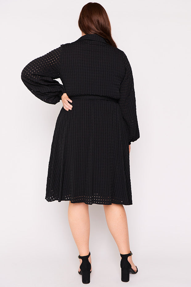 Janice Black Dress – Black knee length dress