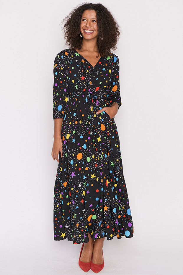 Adeline Galaxy Maxi Dress – Galaxy maxi dress