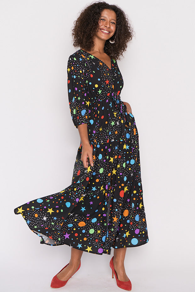Adeline Galaxy Maxi Dress – Galaxy maxi dress