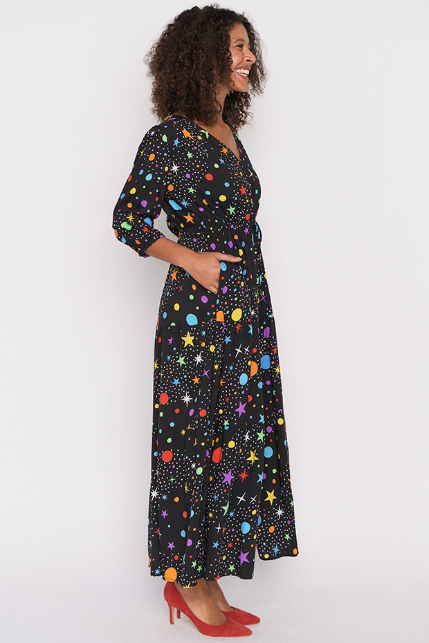 Adeline Galaxy Maxi Dress – Galaxy maxi dress