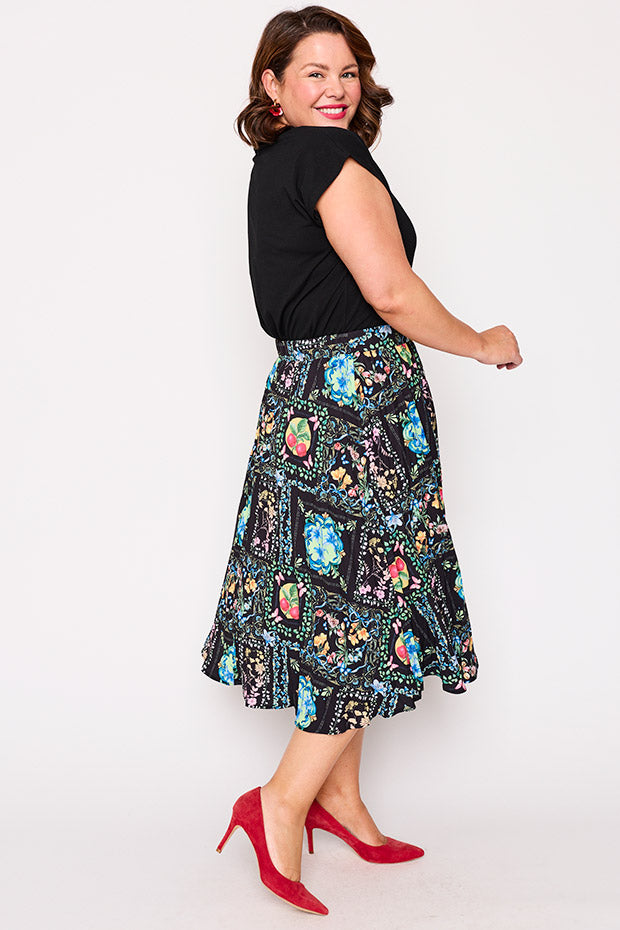 Kansas Gilded Garden Skirt – Gilded Garden midi skirt