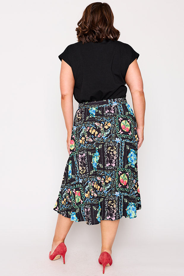 Kansas Gilded Garden Skirt – Gilded Garden midi skirt