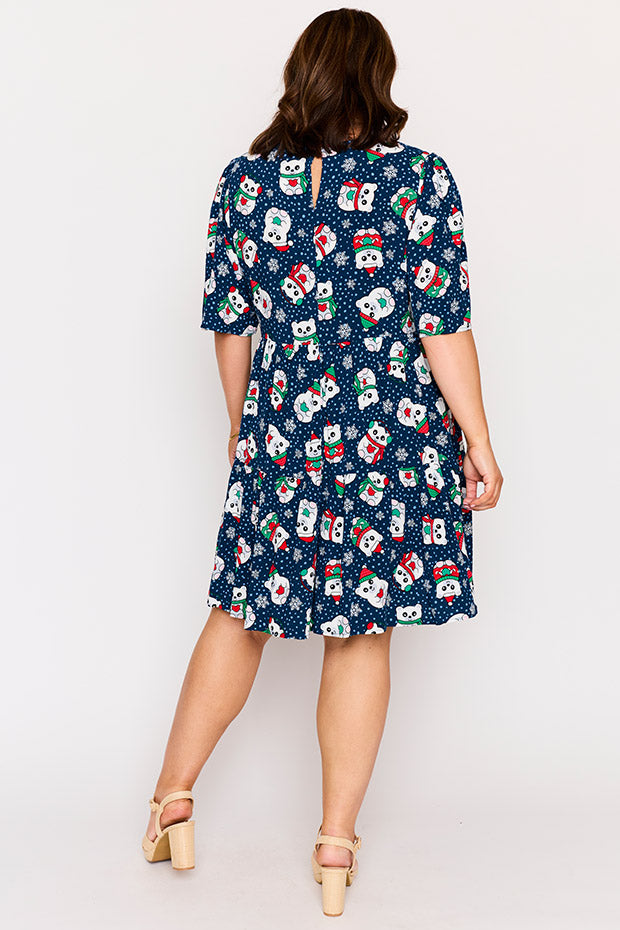 Izzie Teddies Christmas Dress – Teddies Christmas mini dress