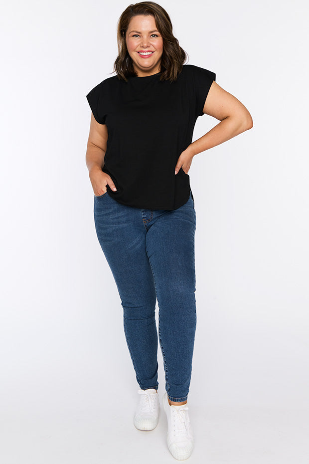 Milano Black Top – Black loose top