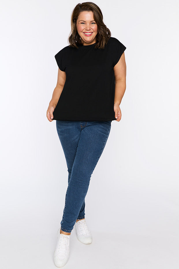 Milano Black Top – Black loose top