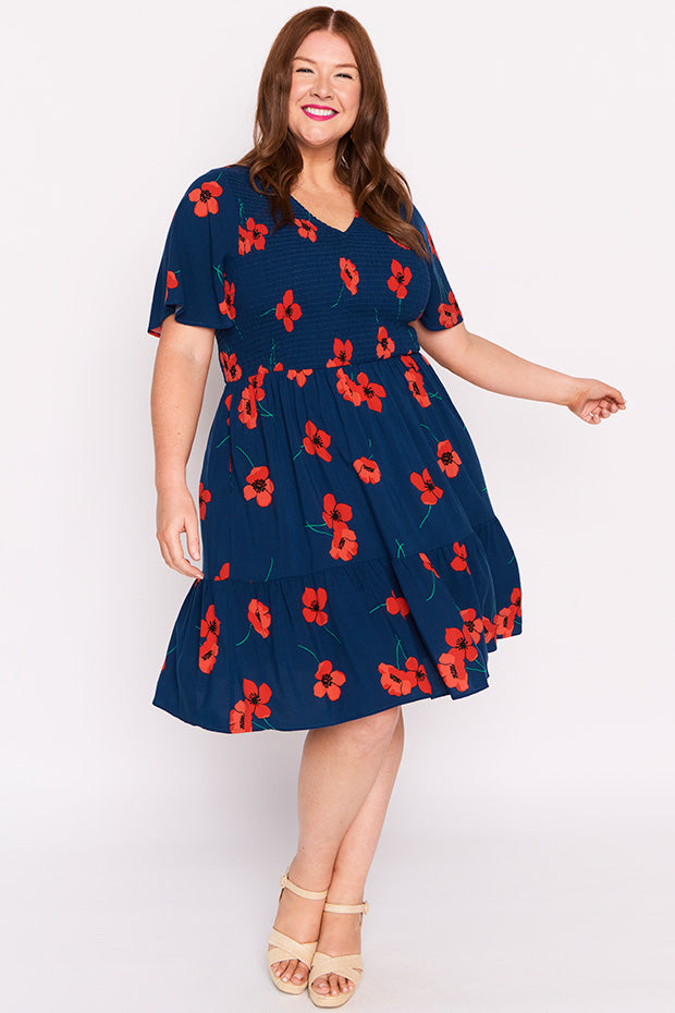 Tilley Red Poppy Fields Dress | Little Party Dress Tilley Red Poppy Fields Dress | Little Party Dress