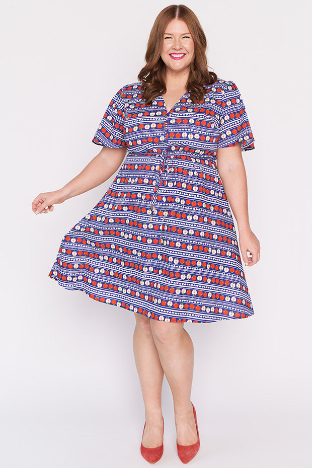 Siena Cotton Adoring Apples Dress – Adoring Apples knee length dress