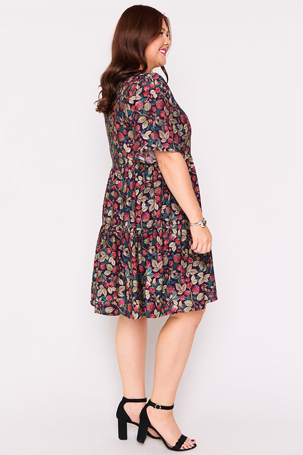 Lanetta Raspberry Forest Dress – Raspberry Forest mini dress