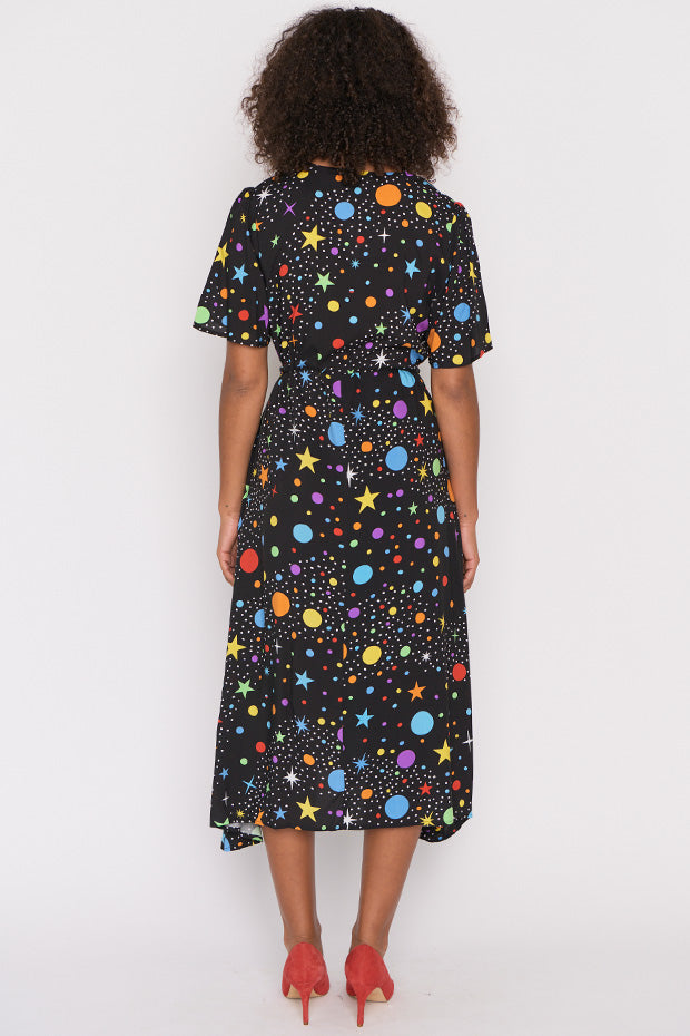 Michelle Galaxy Dress – Galaxy midi dress