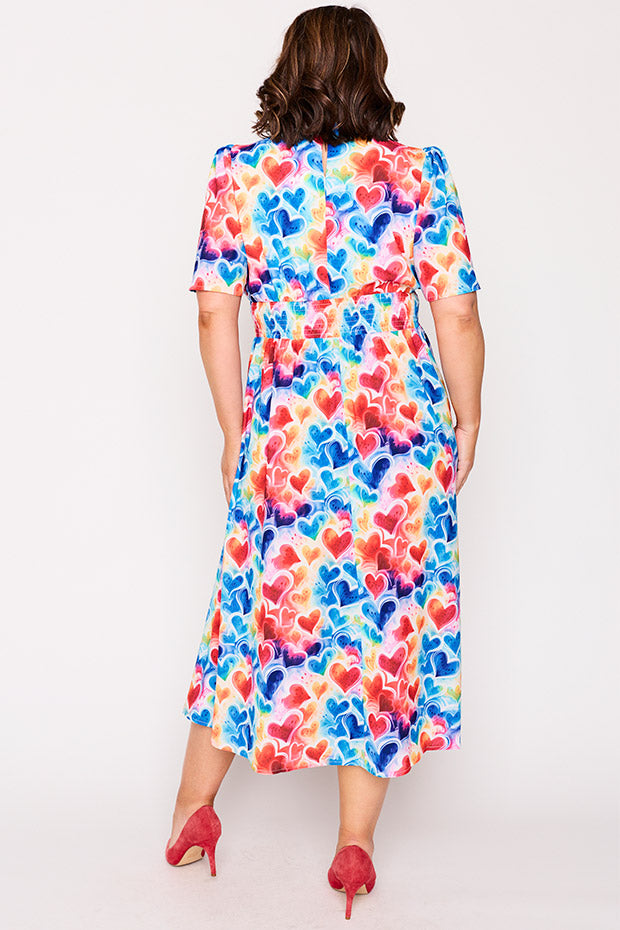 Imogen Bright Hearts Dress – Bright Hearts midi dress