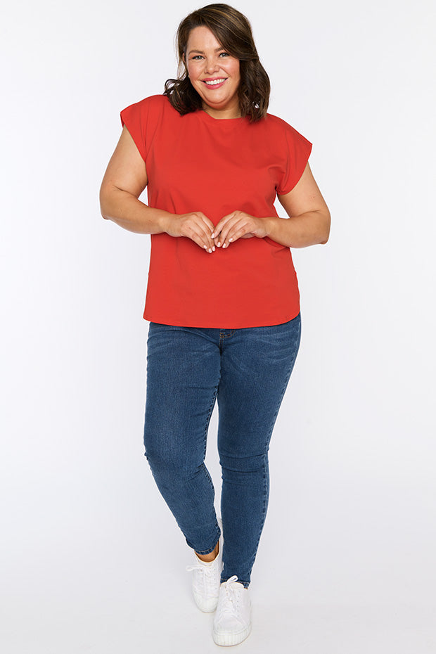 Milano Red Top – Red loose top