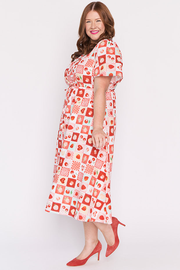 Marley Cotton Cherry Pop Dress – Cherry Pop midi dress