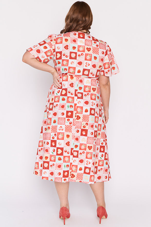 Marley Cotton Cherry Pop Dress – Cherry Pop midi dress