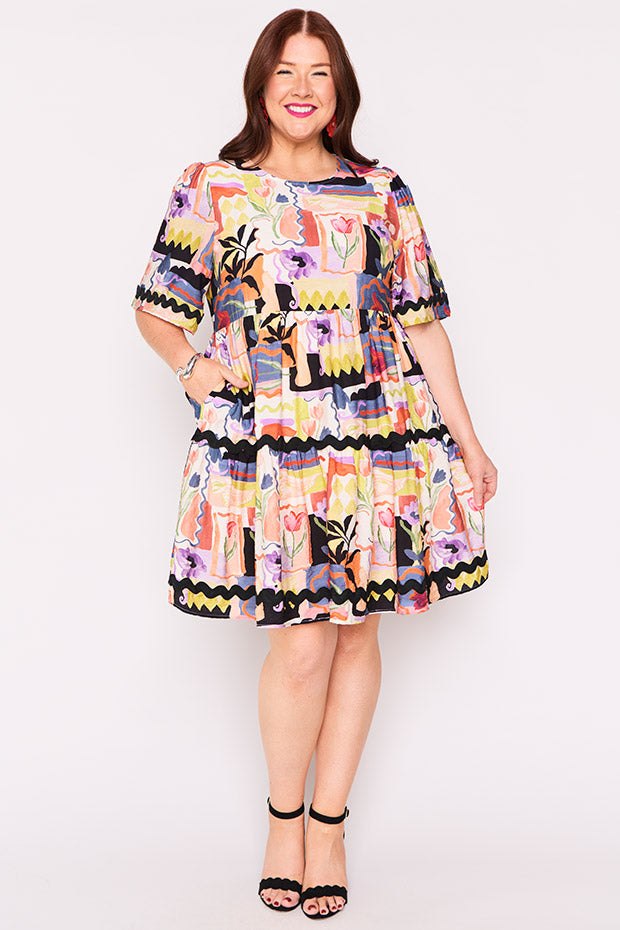 Tamisha Framed Flora Dress – Framed Flora mini dress