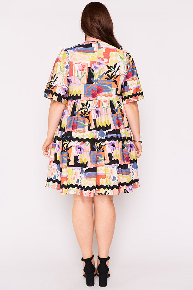 Tamisha Framed Flora Dress – Framed Flora mini dress