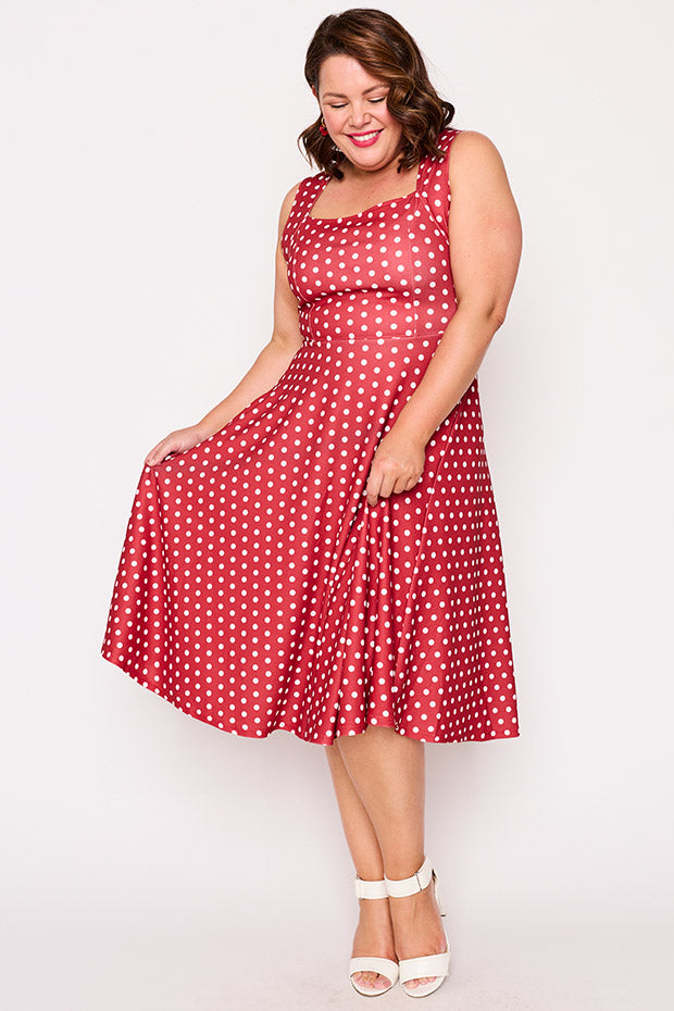 Hazel Pretty Cherry Dress – Pretty Cherry midi dress