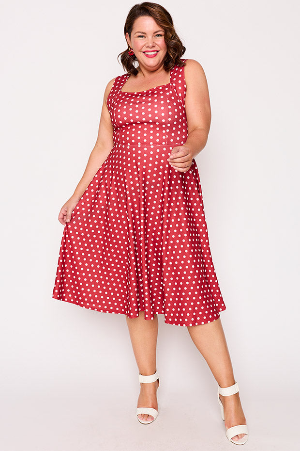 Hazel Pretty Cherry Dress – Pretty Cherry midi dress
