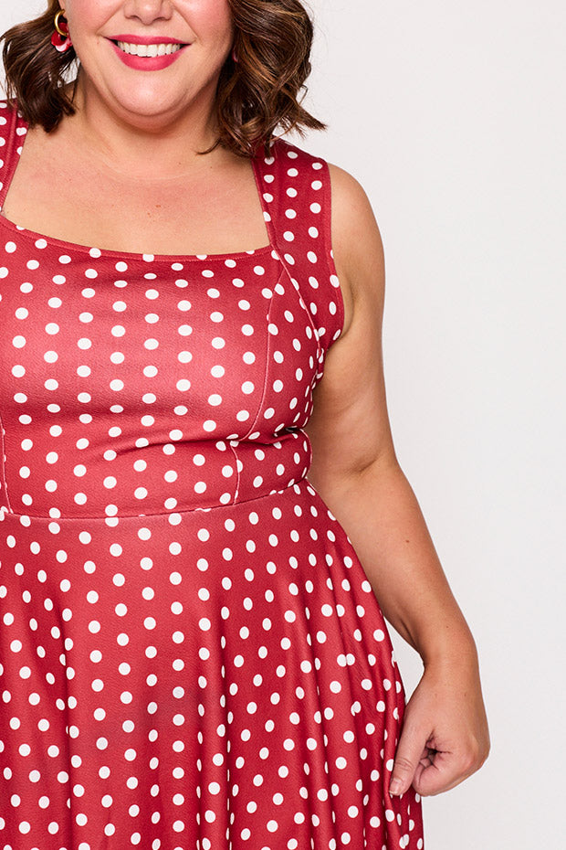 Hazel Pretty Cherry Dress – Pretty Cherry midi dress