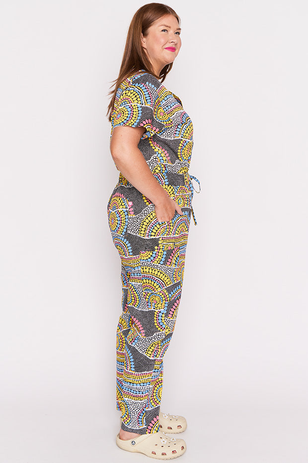 Cristina Next To You Scrub Pant – Next To You wide leg pants