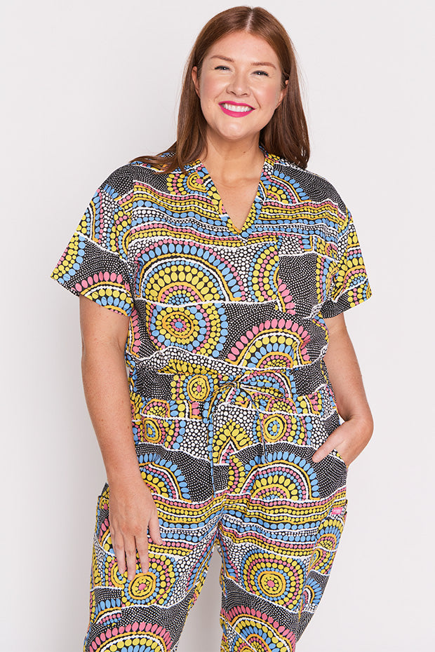 Cristina Next To You Scrub Pant – Next To You wide leg pants