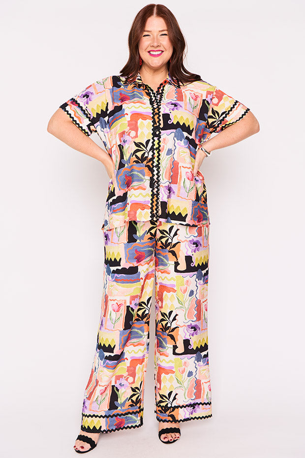 Regyn Framed Flora Shirt – Framed Flora top