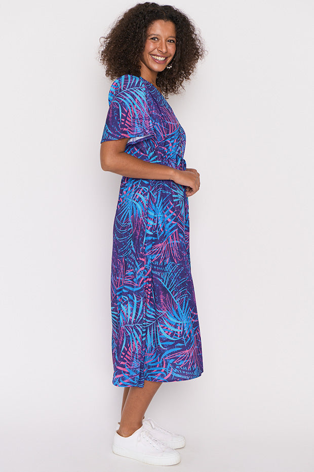 Marley Luminous Leaves Dress – Luminous Leaves midi dress