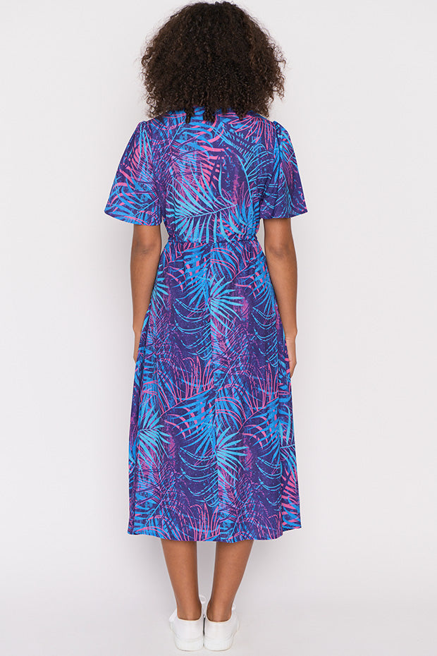 Marley Luminous Leaves Dress – Luminous Leaves midi dress