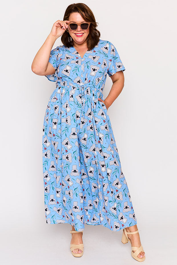 Justine Blue Koalas Jumpsuit – Blue Koalas jumpsuit