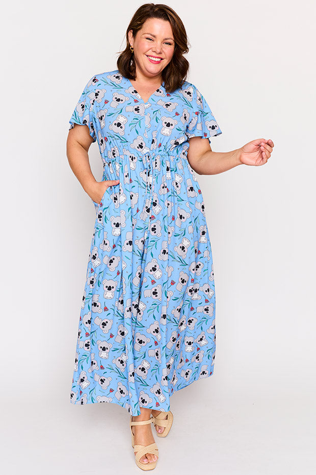 Justine Blue Koalas Jumpsuit – Blue Koalas jumpsuit