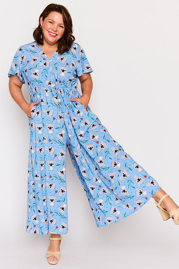 Justine Blue Koalas Jumpsuit – Blue Koalas jumpsuit