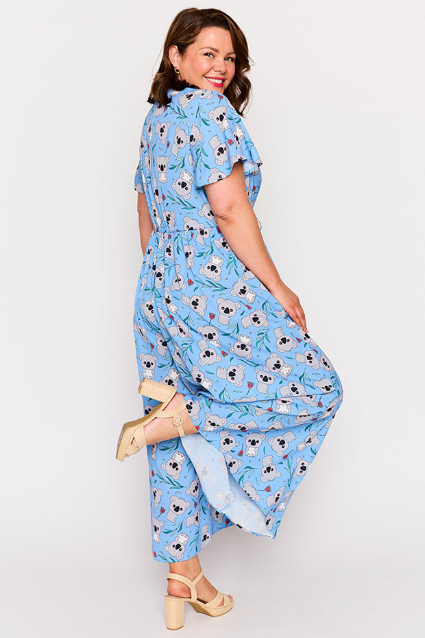 Justine Blue Koalas Jumpsuit – Blue Koalas jumpsuit